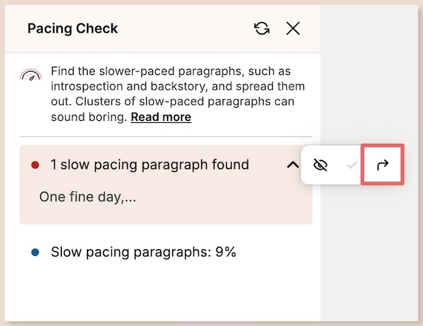 Pacing Navigation