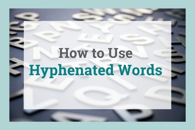 Hyphenated words title image