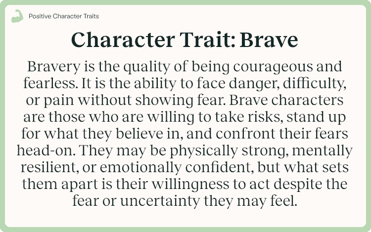 Character Trait Brave