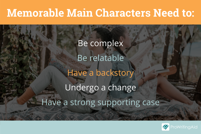 Create a memorable main character