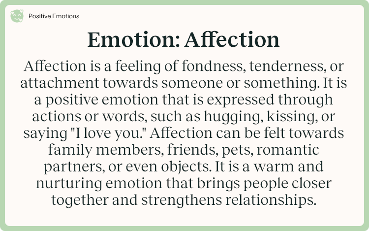 Emotion Affection