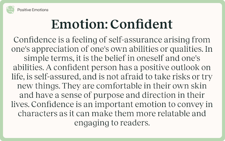 Emotion Confident