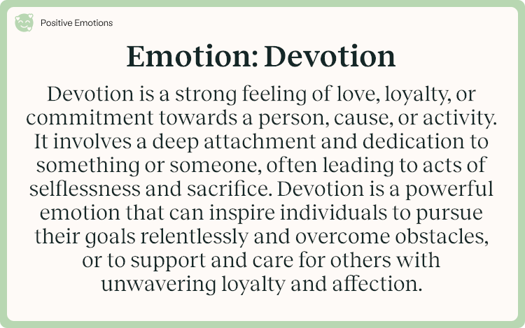 Emotion Devotion