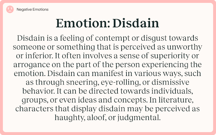 Emotion Disdain