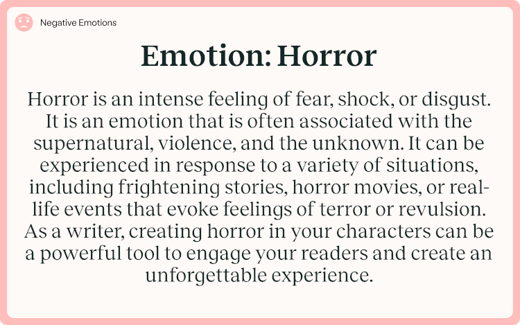 Emotion Horror