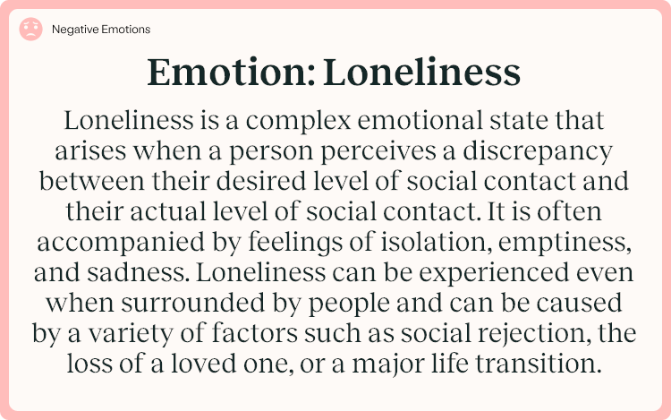 Emotion Loneliness