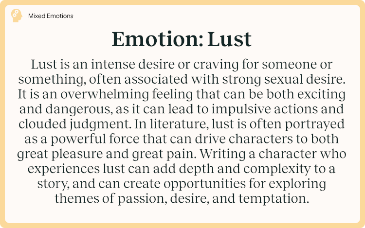 Emotion Lust