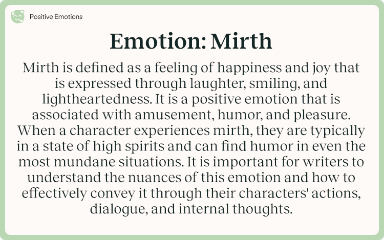 Emotion Mirth