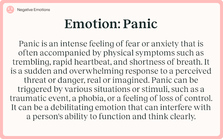 Emotion Panic