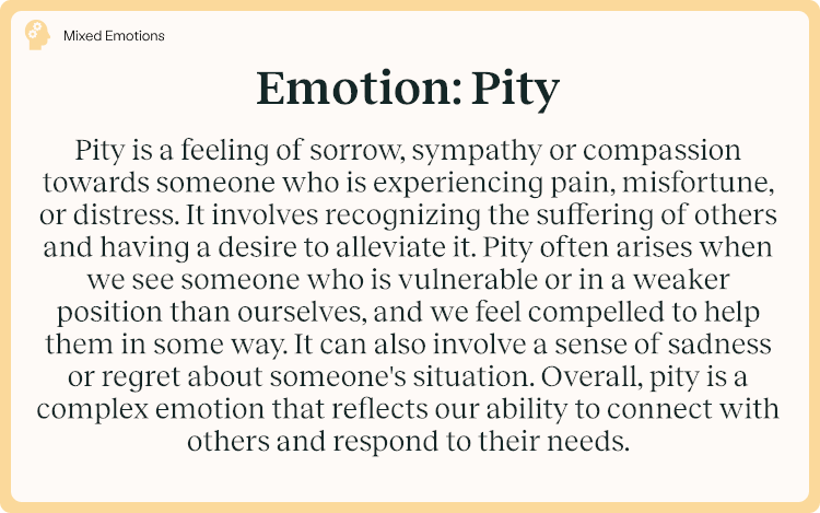 Emotion Pity