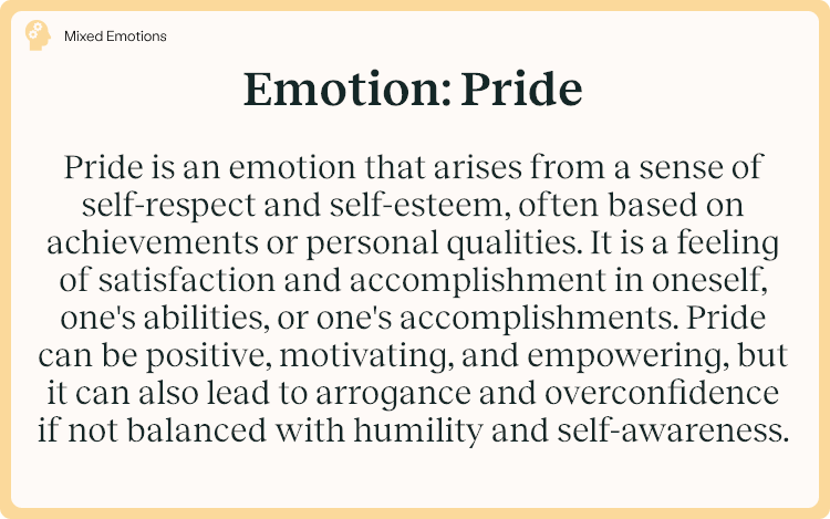 Emotion Pride