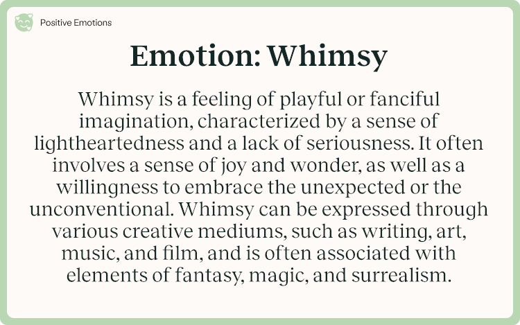 Emotion Whimsy