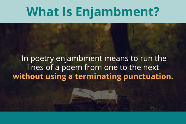 Enjambment definition