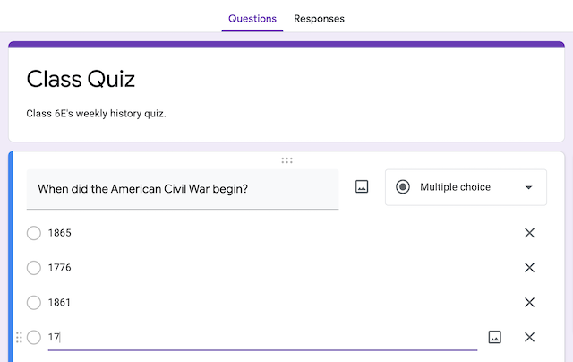 google forms demo