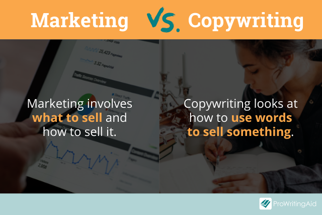 Marketing vs copywriting