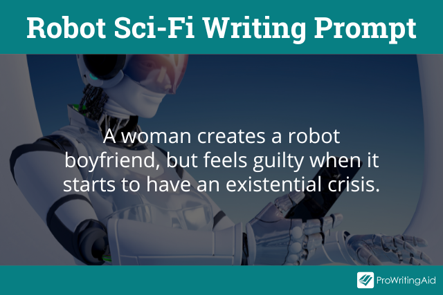 Robot sci-fi writiing prompts