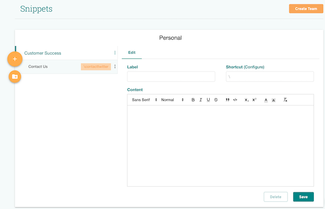 screenshot of prowritingaid's snippets entry form