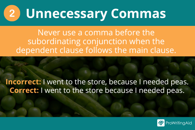 unnecessary commas tip