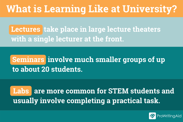 Image showing how students learn at university