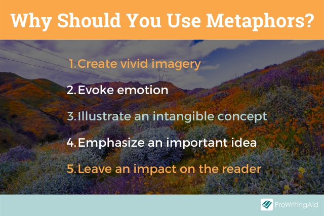 Image showing why you should use metaphors